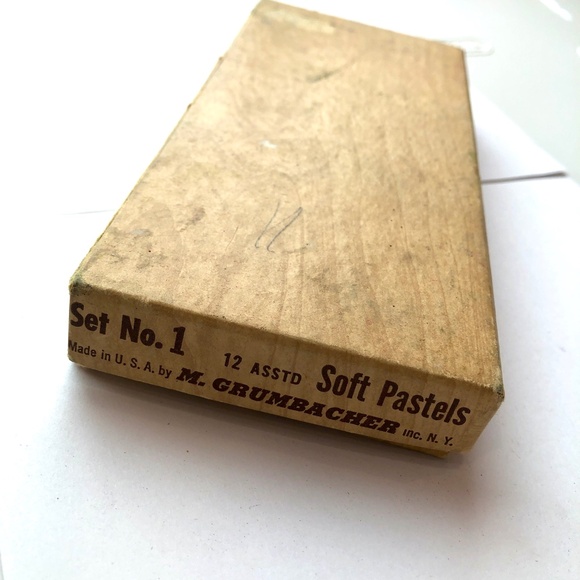 GRUMBACHER Soft Pastels Set #1 of 12 Pastels Vintage Artist’s Quality - Picture 7 of 7